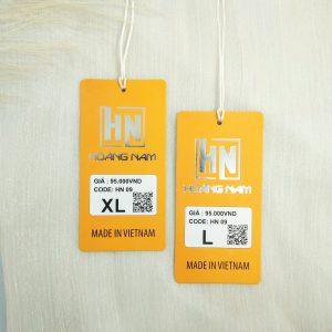 Thẻ tag ép nhũ bạc