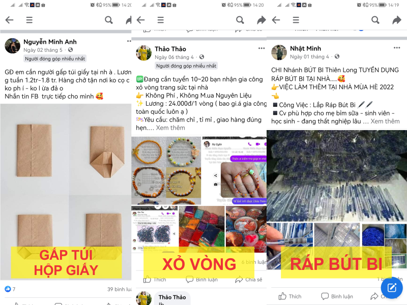 lua dao cong viec nhe luong cao