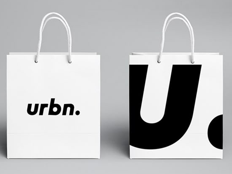 in logo tren tui giay